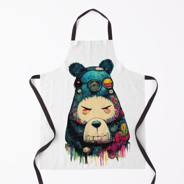 Item preview, monkey bear street art color designed and sold by keyd-studio.