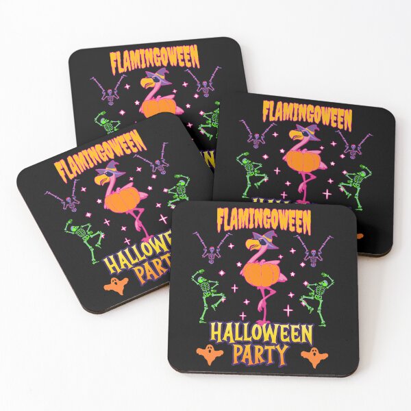 Item preview, Flamingoween designed and sold by WoodburyLake.