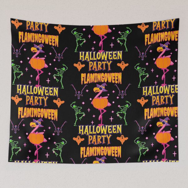 Item preview, Flamingoween designed and sold by WoodburyLake.