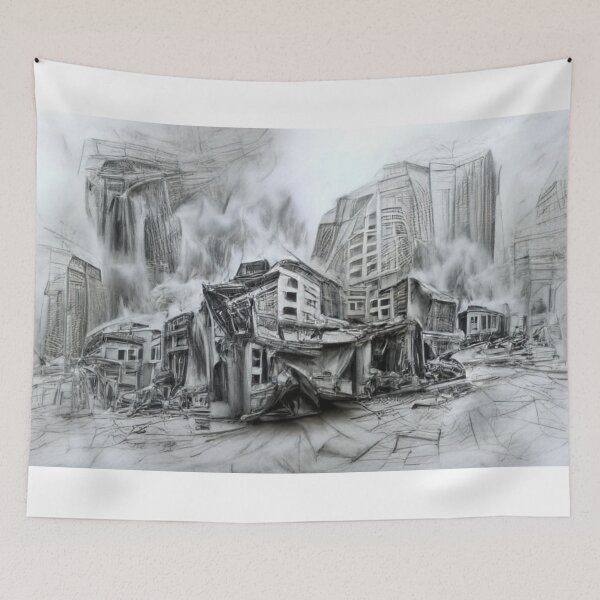 Item preview, A destroyed city designed and sold by ManiRanganaath.