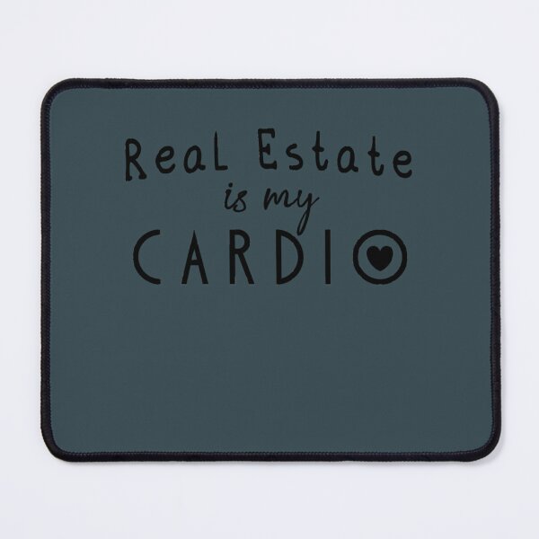 Aperçu de l'œuvre L'immobilier est mon cardio créée et vendue par Nelle-Raynor.