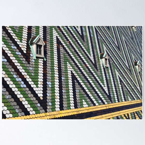 Item preview, Saint Stephen Church colorful roof in Vienna Austria designed and sold by goceris.