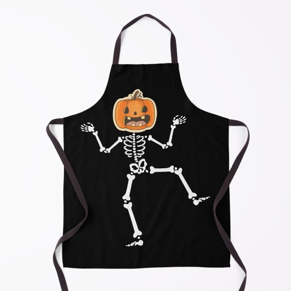 Item preview, Dancing Skeletons Dance Challenge Halloween Scary Skeleton with Orange Pumpkin Head | Rocker Skeleton Hand Rock On Costume Funny Halloween designed and sold by FitBeast.