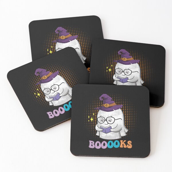 Item preview, Cute Ghost witch hat Groovy Book Reading Halloween Teacher  designed and sold by Mac Store.