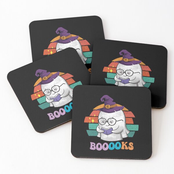 Item preview, Cute Ghost witch hat Groovy Book Reading Halloween Teacher  designed and sold by Mac Store.