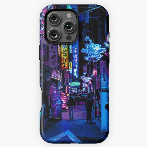 Item preview, Blue Tokyo Alleys designed and sold by Neondreamscapes.