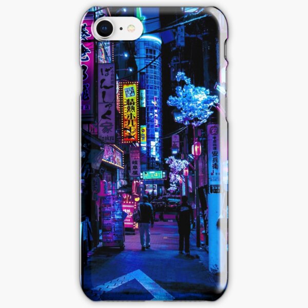 Blue Tokyo Alleys iPhone Snap Case