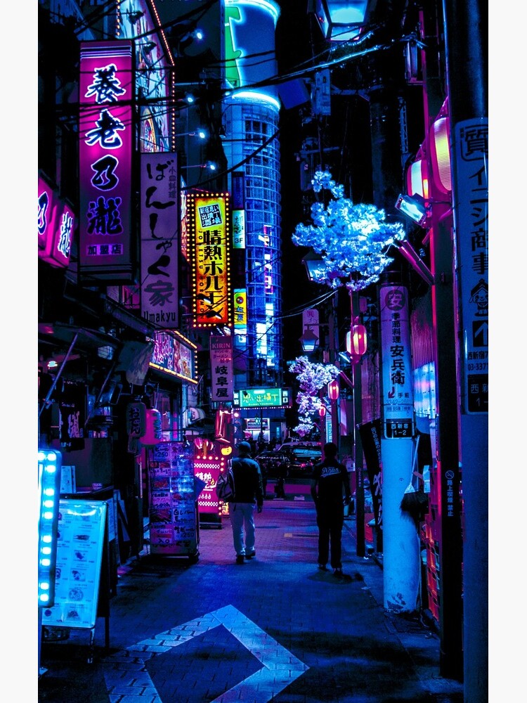 Blue Tokyo Alleys by HimanshiShah