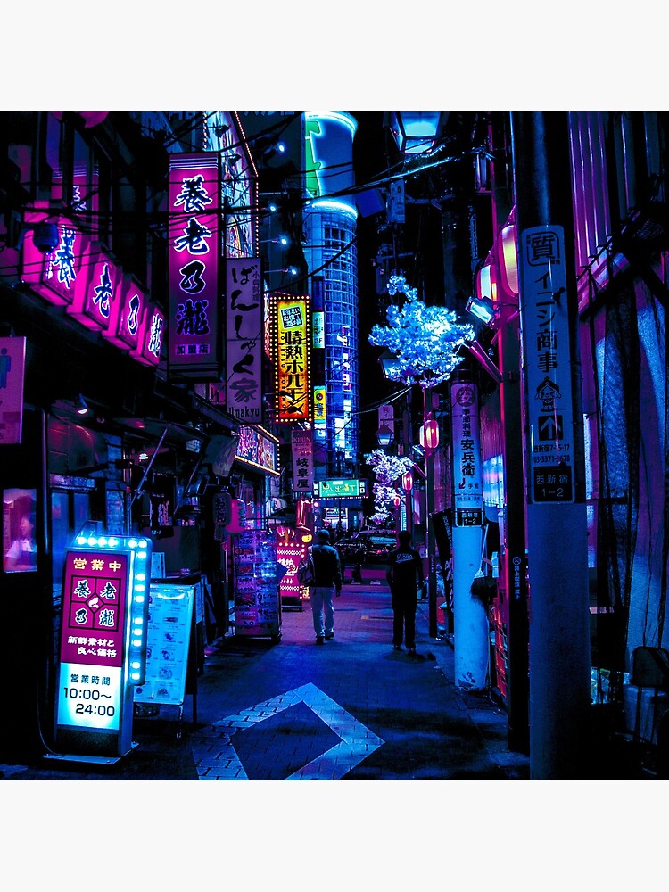 Blue Tokyo Alleys by HimanshiShah