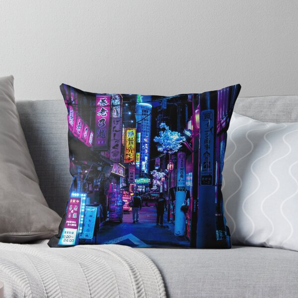 Item preview, Blue Tokyo Alleys designed and sold by Neondreamscapes.