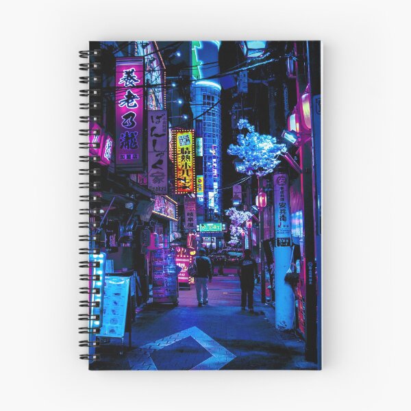 Item preview, Blue Tokyo Alleys designed and sold by Neondreamscapes.