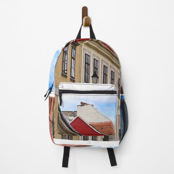 Item preview, Colorful old buildings and Firewatch tower in Sopron Hungary designed and sold by goceris.