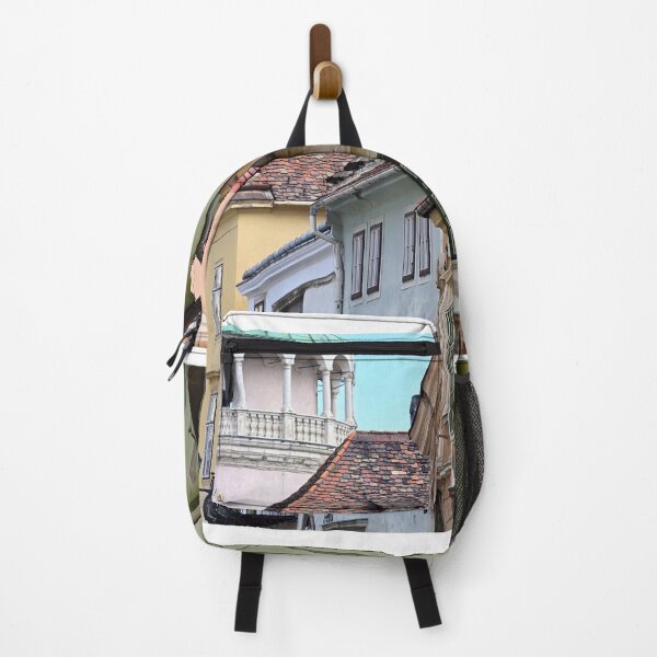 Item preview, old buildings and Firewatch tower in Sopron Hungary designed and sold by goceris.