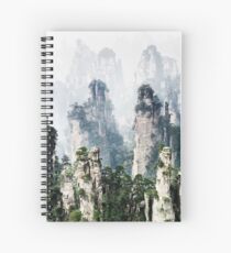 Schwebende Berge Zhangjiajie National Forest Park Kunst Fotodruck Spiralblock