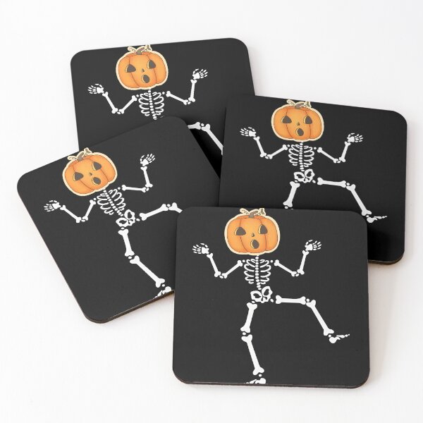 Item preview, Surprised Dancing Skeletons Dance Challenge Halloween Scary Skeleton with Pumpkin head | Rocker Skeleton Hand Rock On Costume Funny Halloween designed and sold by FitBeast.