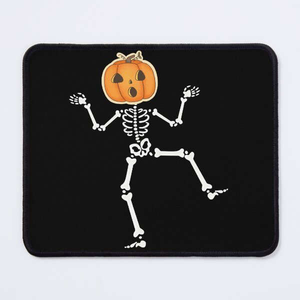 Item preview, Surprised Dancing Skeletons Dance Challenge Halloween Scary Skeleton with Pumpkin head | Rocker Skeleton Hand Rock On Costume Funny Halloween designed and sold by FitBeast.