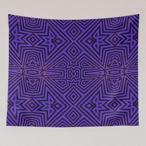 Item preview, Purple/Black Tribal Pattern designed and sold by Lyle Hatch.