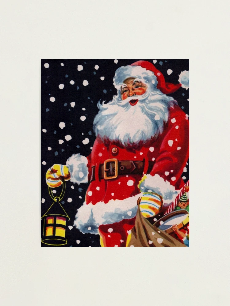 Santa Claus Wrapping Paper Metal Print by CSA Images - Fine Art America
