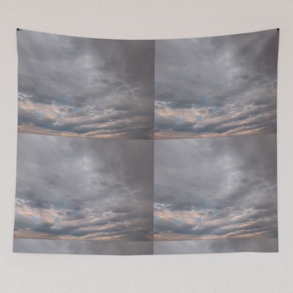 Item preview, Pink Gray Clouds on Blue Sky designed and sold by arfff.
