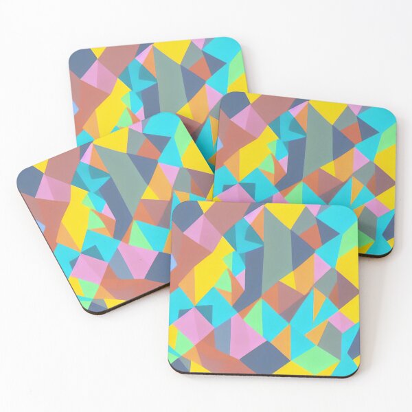 Item preview, Modern Abstract Isometric Colorful Pattern designed and sold by Evolvity.