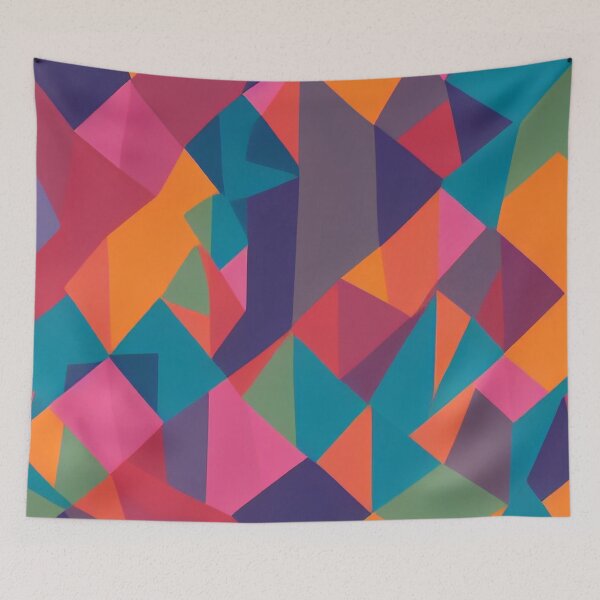 Item preview, Modern Abstract Isometric Pattern in Natural Tones designed and sold by Evolvity.