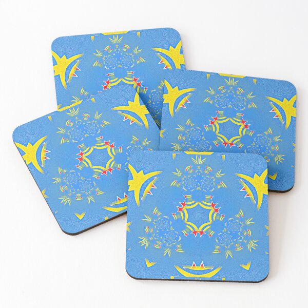 Item preview, ARUBA - ABSTRACT PAINTED FLAG OF ARUBA  - ONE HAPPY ISLAND designed and sold by Ralek.