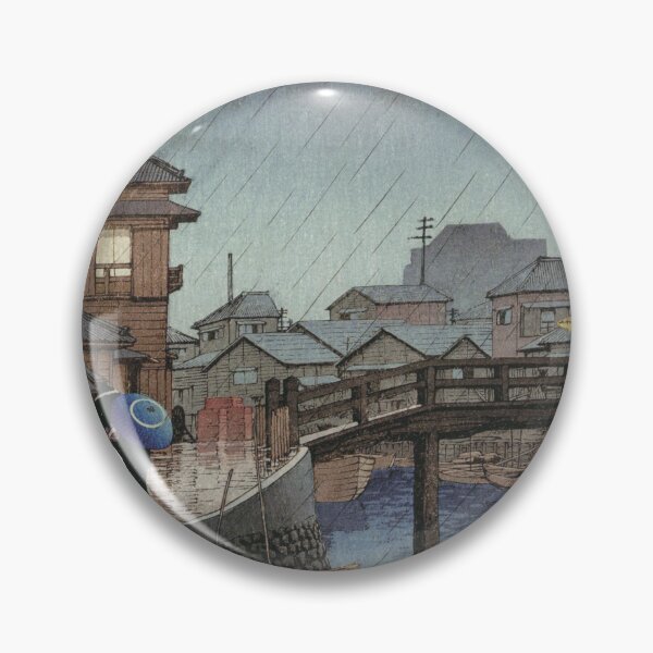 Item preview, Shinagawa by Kawase Hasui designed and sold by Takeda-art.