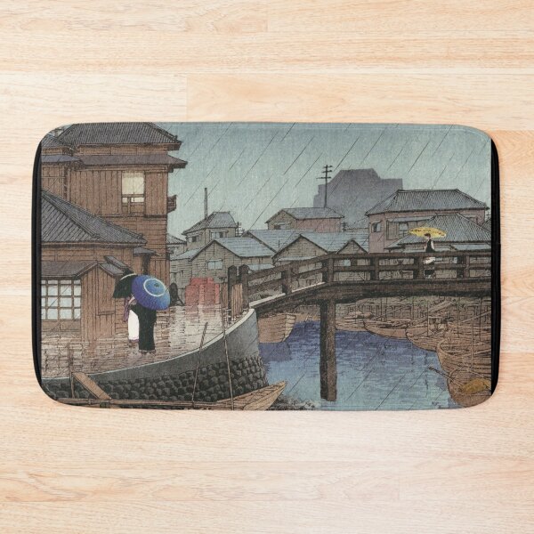 Item preview, Shinagawa by Kawase Hasui designed and sold by Takeda-art.