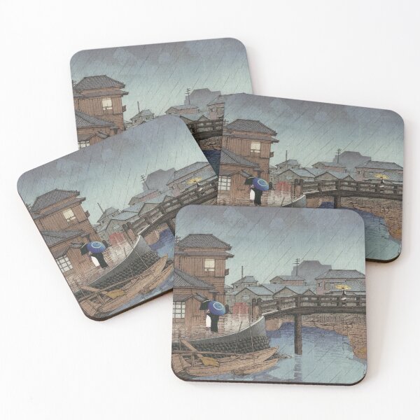 Artikelvorschau, Shinagawa von Kawase Hasui entworfen und verkauft von Takeda-art.