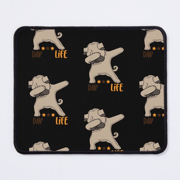 Item preview, Dab Life Pug designed and sold by mkzmerch.