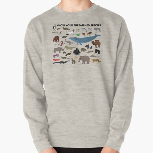 Know Your Threatened Species Pullover Sweatshirt