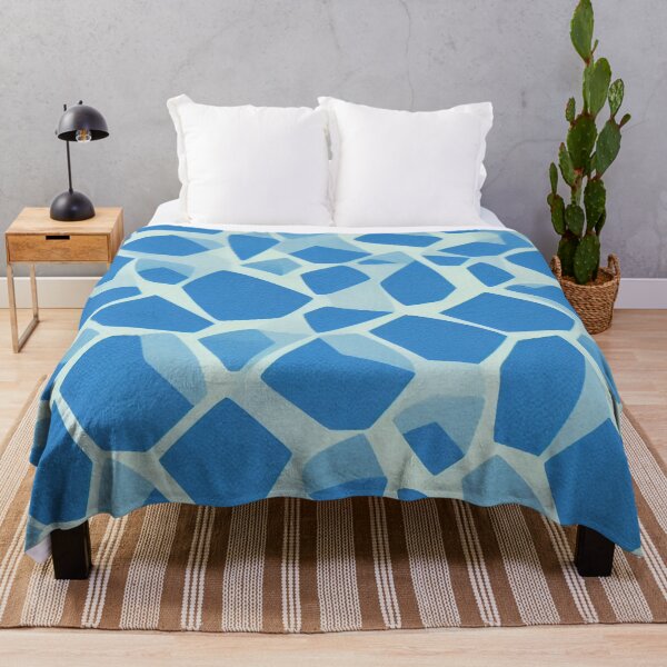 Item preview, Modern Pattern With Beautiful Shapes in Blue Color Shades designed and sold by Evolvity.