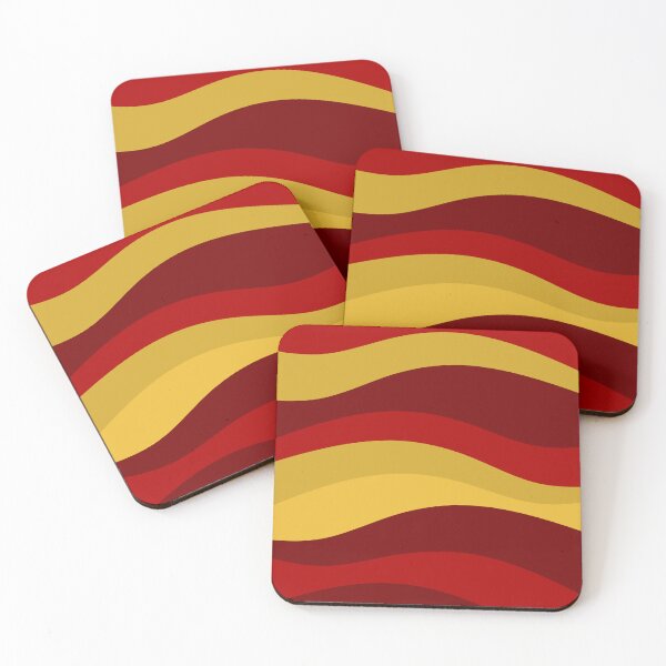 Item preview, Red and Gold waves - Abstract Design designed and sold by Elliot Crippen.