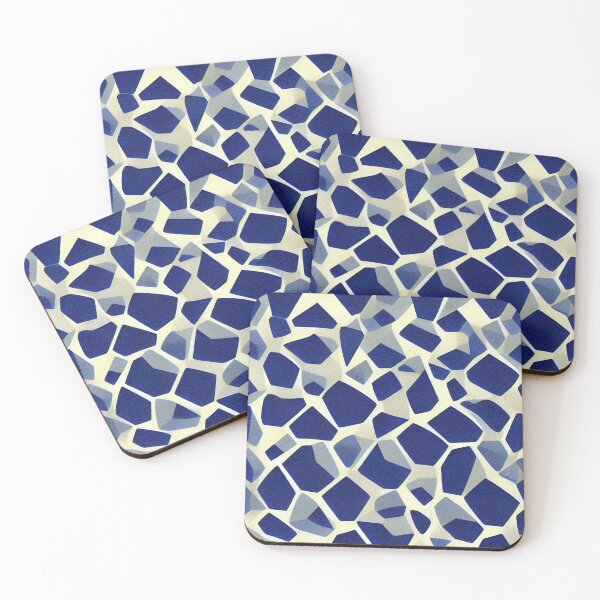 Item preview, Modern Pattern With Wonderful Shapes in Dark Blue Color Shades designed and sold by Evolvity.