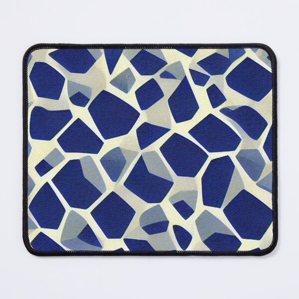 Item preview, Modern Pattern With Wonderful Shapes in Dark Blue Color Shades designed and sold by Evolvity.