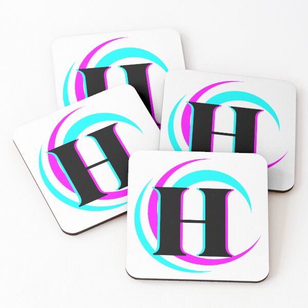 Item preview, Blue Pink Swirl Monogram H designed and sold by Coffee Lifestyle.