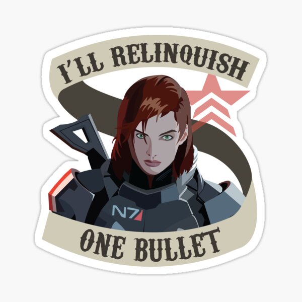 Vista previa del artículo con la obra «Comandante Shepard Renegade», diseñado y vendido por Lexolas.