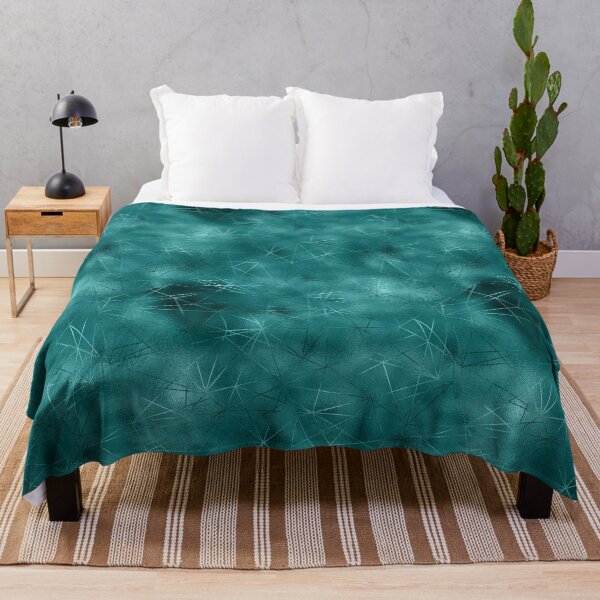 Vista previa del artículo con la obra «Fondo geométrico verde azulado», diseñado y vendido por TrendyGlitter.