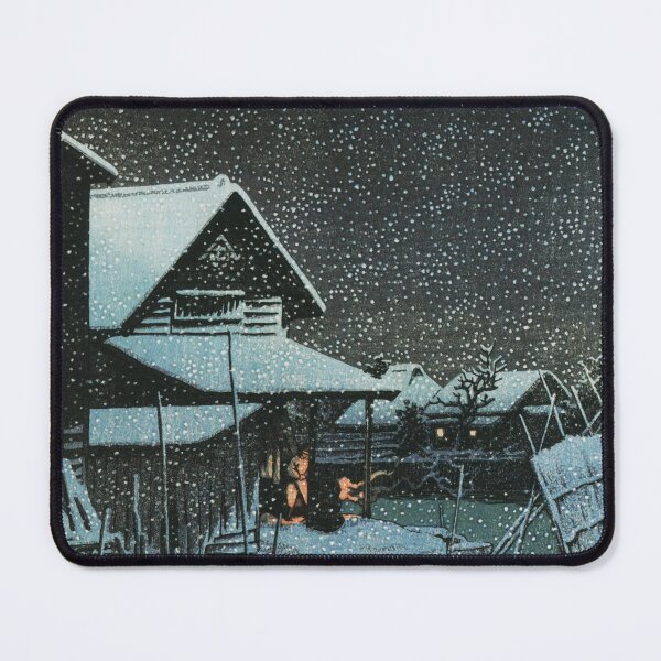 Item preview, Snow Night at Urayasu by Kawase Hasui designed and sold by Takeda-art.