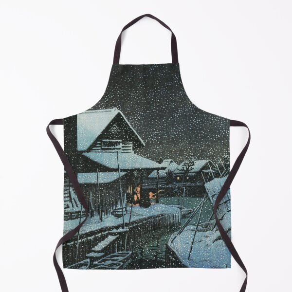 Item preview, Snow Night at Urayasu by Kawase Hasui designed and sold by Takeda-art.