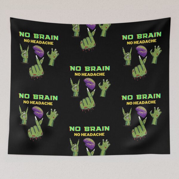Item preview, No Brain No Headache designed and sold by Wehavefun.