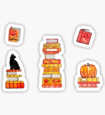 Cosy Autumn Reading Collection Sticker
