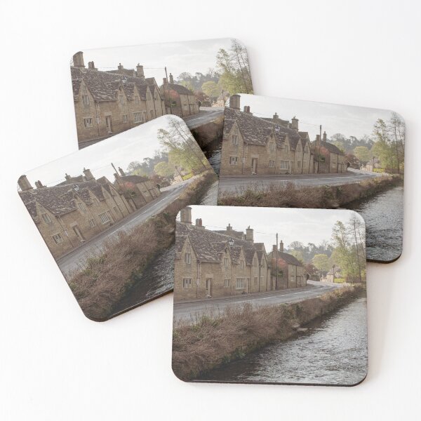 Item preview, Cotswolds cottages and River Coln in Bibury designed and sold by cdkphotos.