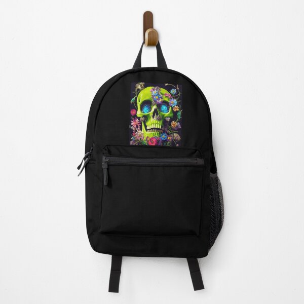 Item preview, Skull With Flowers American Gothic – Cute Floral Skull designed and sold by MadeByRobots.