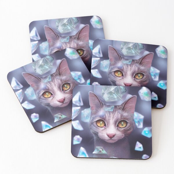 Item preview, Crystal Opal Feline designed and sold by MagicCatSociety.