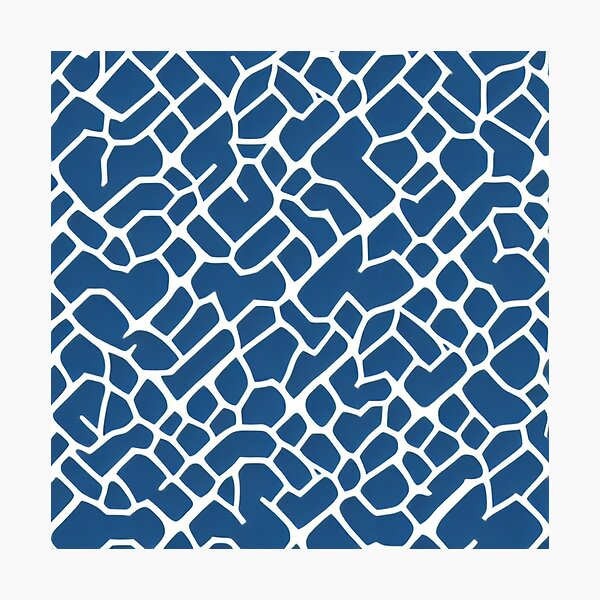 Item preview, Dark Blue Turtle Pattern With White Lines designed and sold by Evolvity.