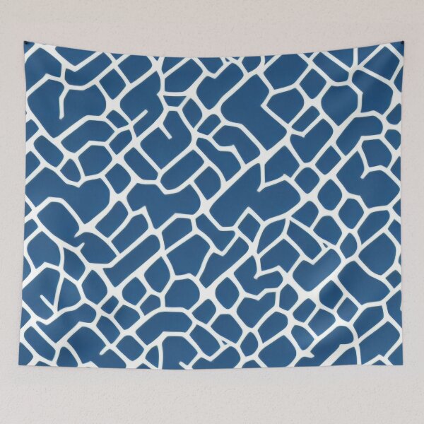 Item preview, Dark Blue Turtle Pattern With White Lines designed and sold by Evolvity.