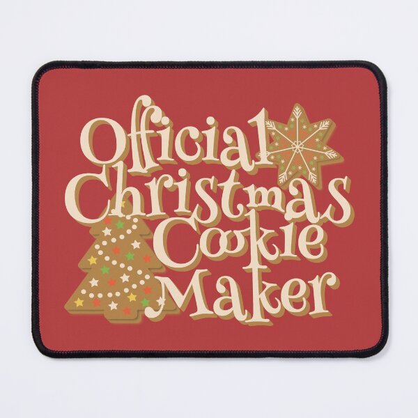 Item preview, Official Christmas Cookie Maker, Fun Slogan For All Bakers, Red Background designed and sold by TrulyEpoque.