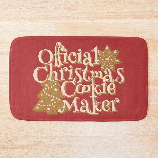 Item preview, Official Christmas Cookie Maker, Fun Slogan For All Bakers, Red Background designed and sold by TrulyEpoque.