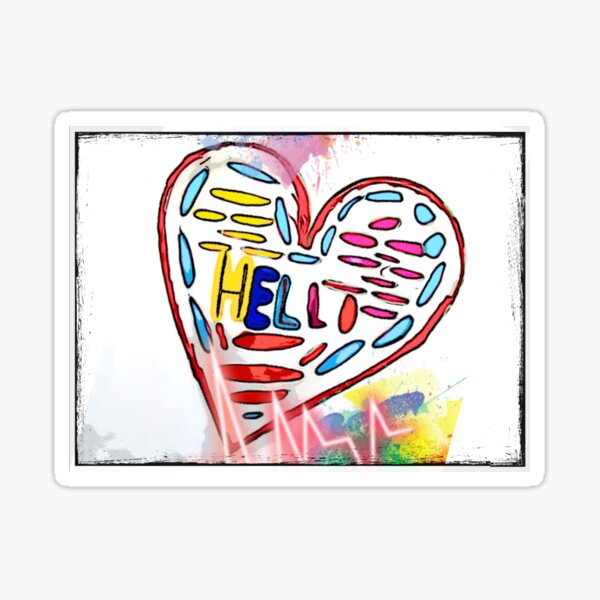 Item preview, Hello on pink designed and sold by artbywayside.